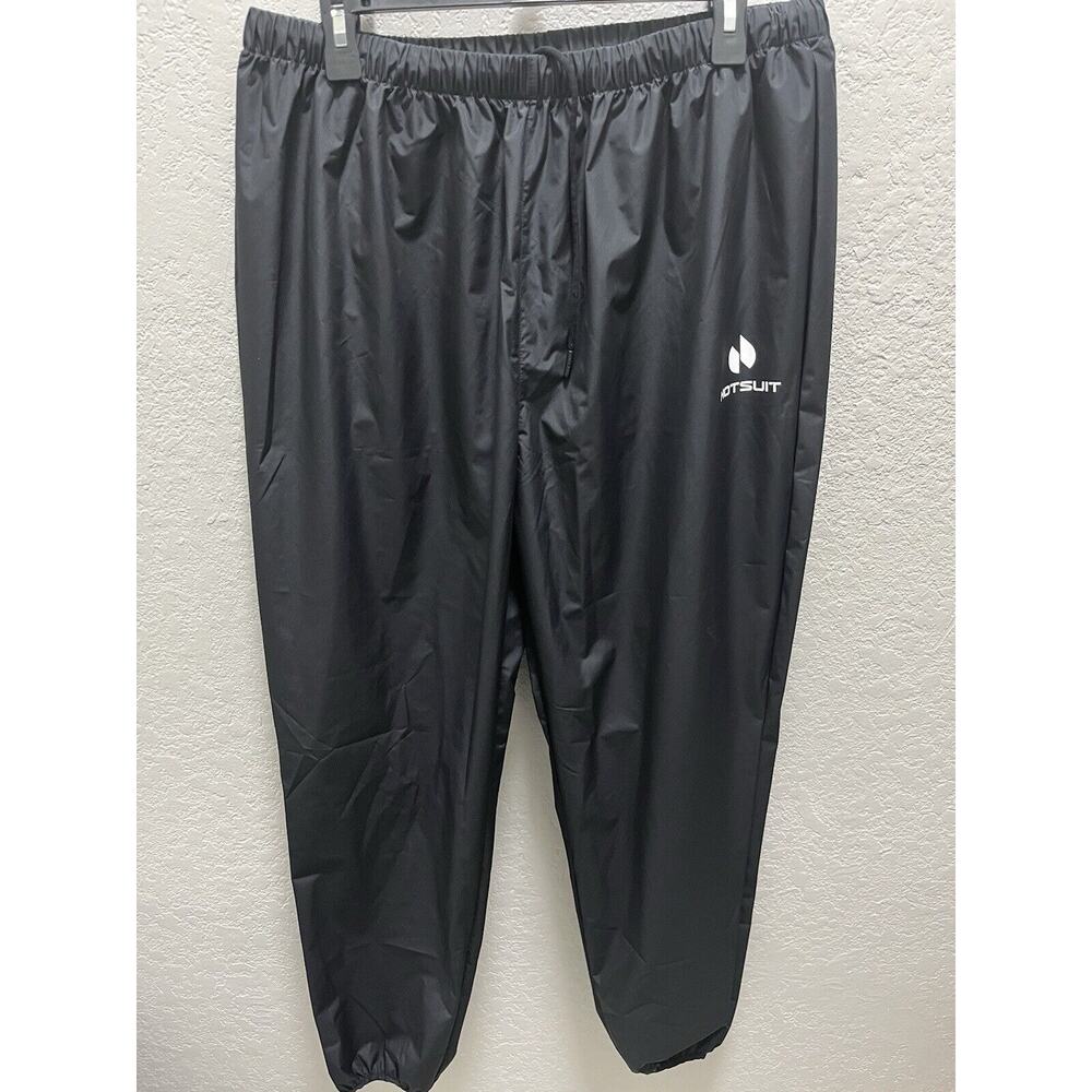 HotSuit Women Hot Pants Black Size 3XL Tapered Weight Loss Sweat *pants Only